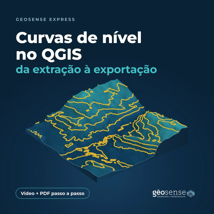 Curvas de nível no QGIS: extração, edição e exportação