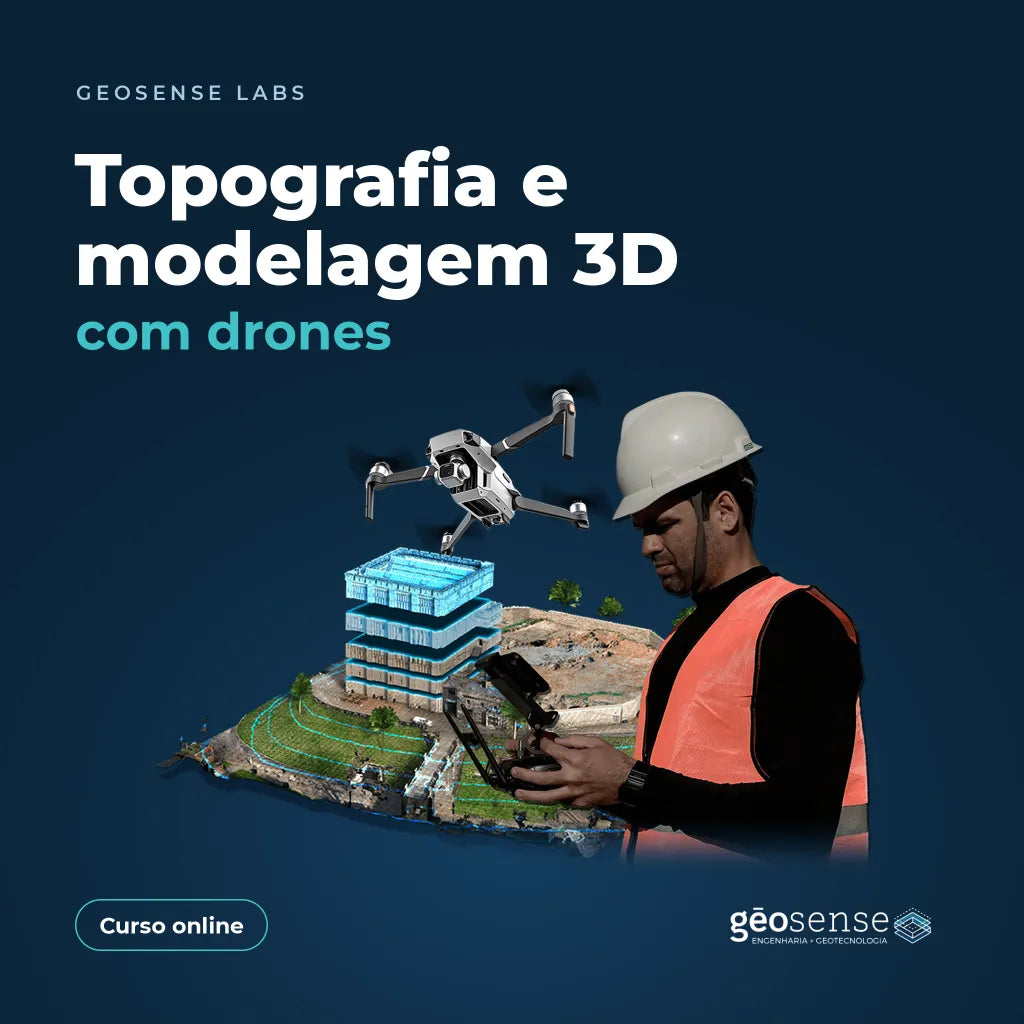 Topografia e Modelagem 3D com Drones - Curso Online