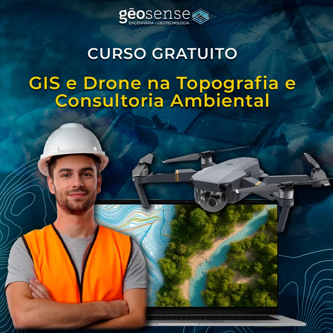 Topografia, Drones e Geoprocessamento - Aula Online Gratuita