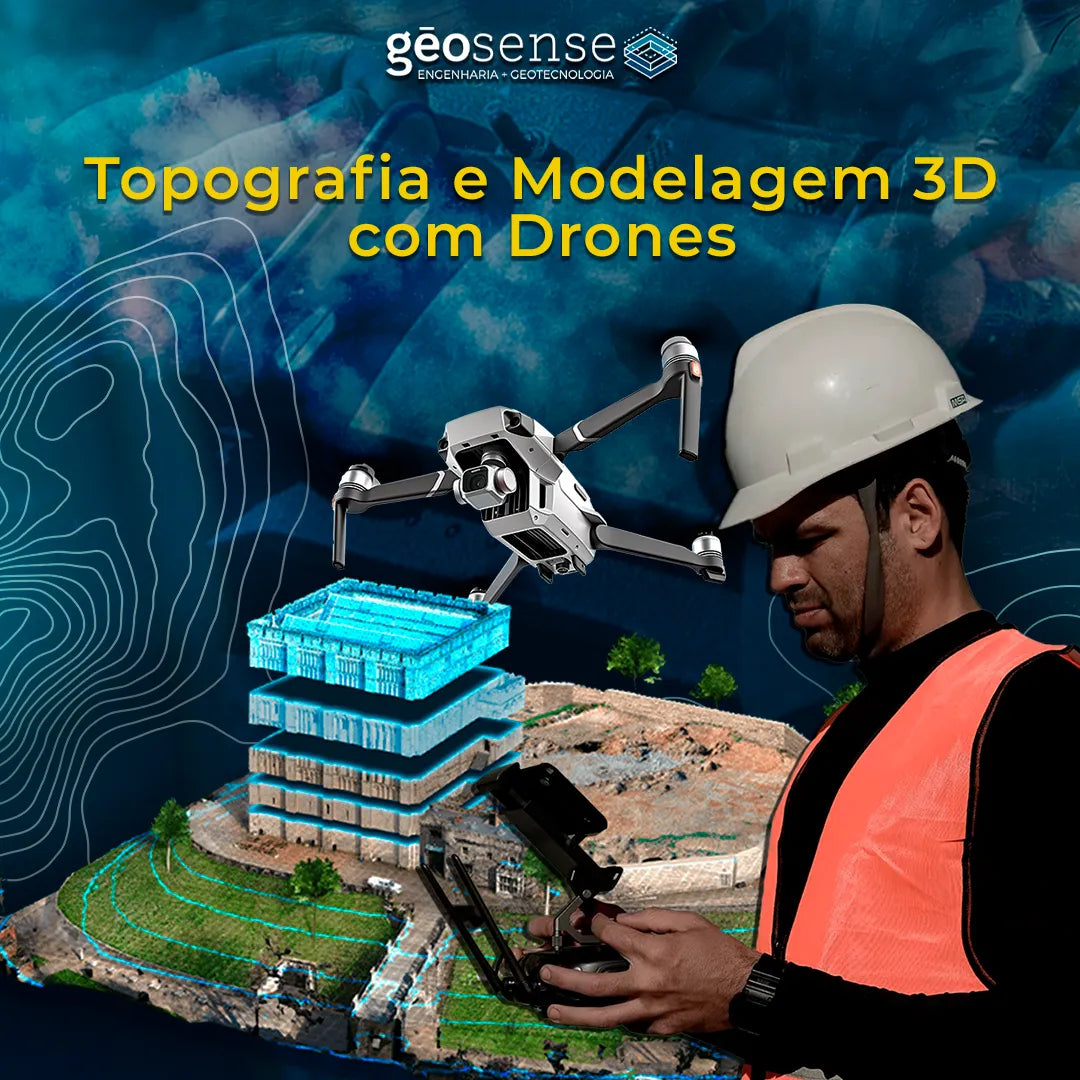 Topografia e Modelagem 3D com Drones - Curso Online