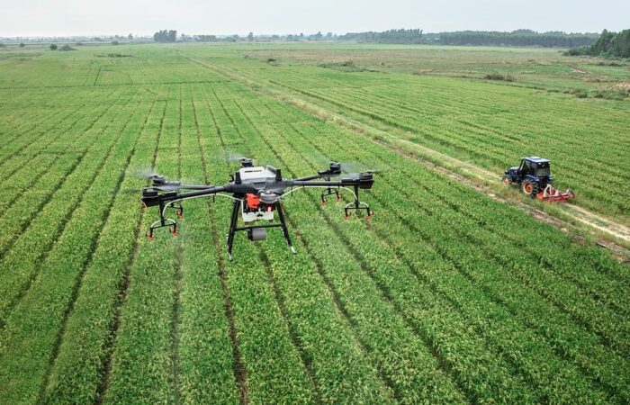 uso de drones na agricultura de precisão