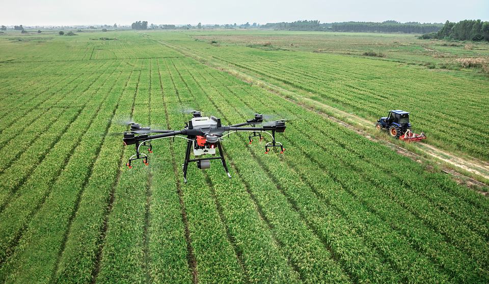 uso de drones na agricultura de precisão